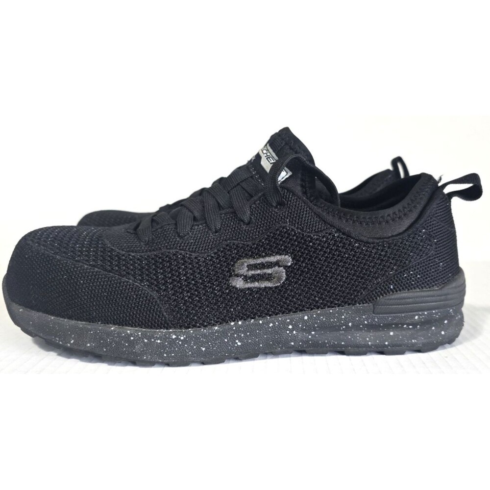 Skechers Work Bulklin Balran Comp Toe Women’s 7.5 Black - Oil & Slip Resistant